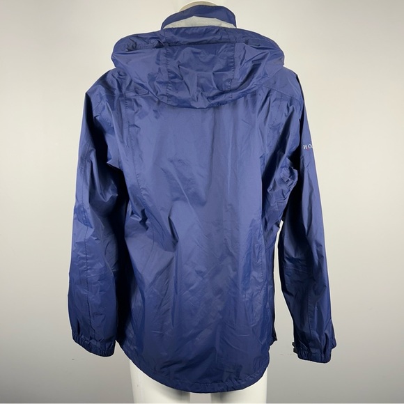 Woods Canada Blue Hooded Windbreaker Jacket Size L - Picture 3 of 12